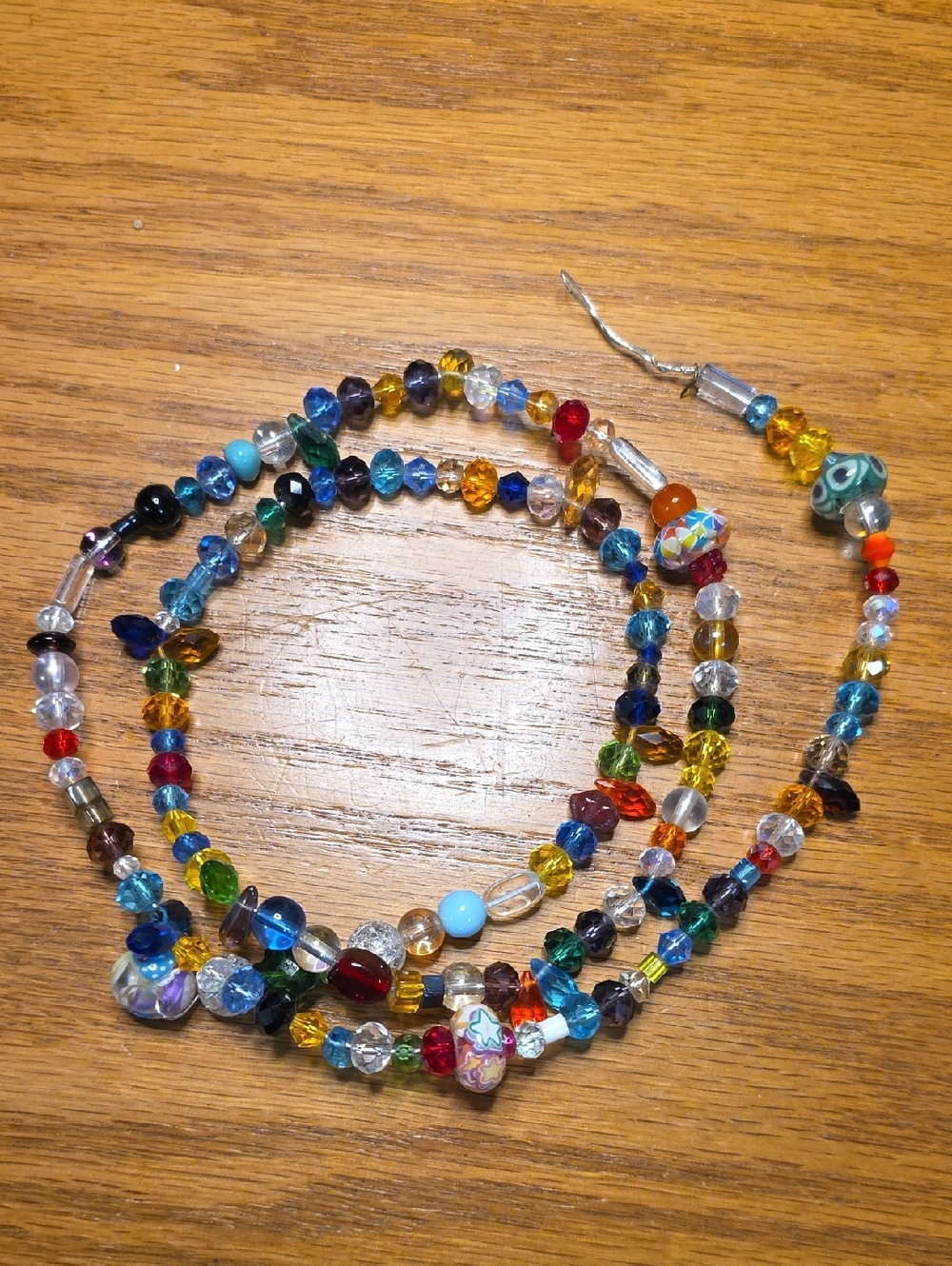 Strand Of Mixed Glass Beads